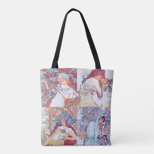 Vier Jahreszeiten, Mucha Tasche (Rückseite)