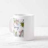 Vier Jahreszeiten Tasse Frühling Design (Vorderseite Links)
