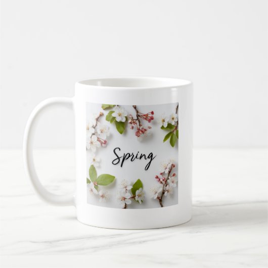 Vier Jahreszeiten Tasse Frühling Design (Links)