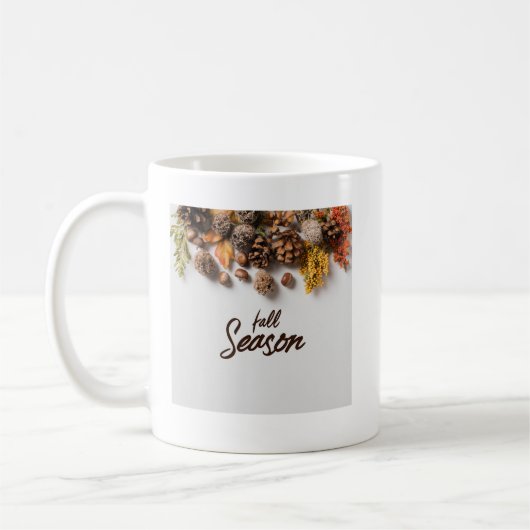 Vier Jahreszeiten Tasse Herbst Design (Links)