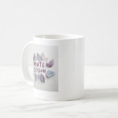 Vier Jahreszeiten Tasse Winter Design (Vorderseite Links)