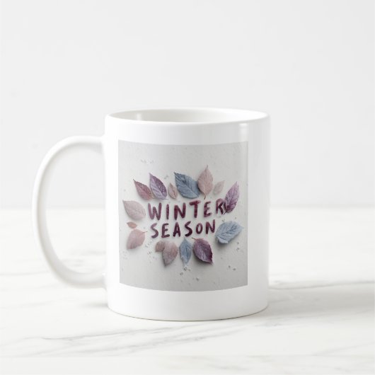 Vier Jahreszeiten Tasse Winter Design (Links)