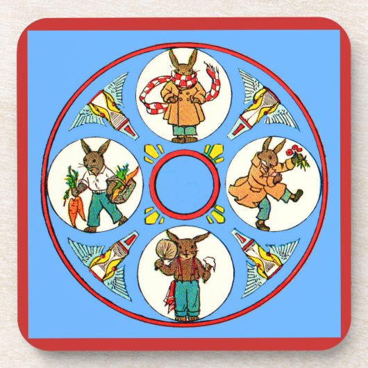 Vier Jahreszeiten Untersetzer (Vorderseite)