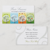 Vier Jahreszeiten Visitenkarte (Vorne/Hinten)