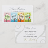 Vier Jahreszeiten Visitenkarte (Vorne/Hinten)