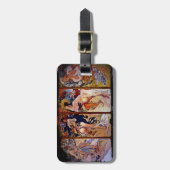 Vier Jahreszeiten - von Frauen persönlich geprägt Gepäckanhänger (Vorderseite vertikal)