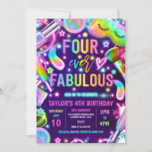 Vier je Fabelglühen Wellness-Center Makeup 4. Gebu Einladung (Vorderseite)