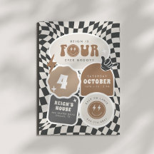 Vier je Groovy | Boys Viertes Retro Skater Party