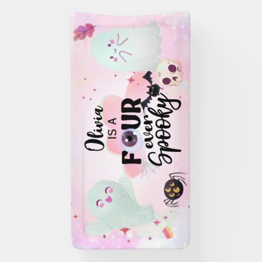 vier je spooky banner (Vertikal)