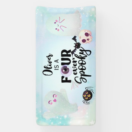 vier je spooky banner (Vertikal)