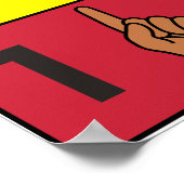 Vier Karo zum Verstehen Poster (Ecke)