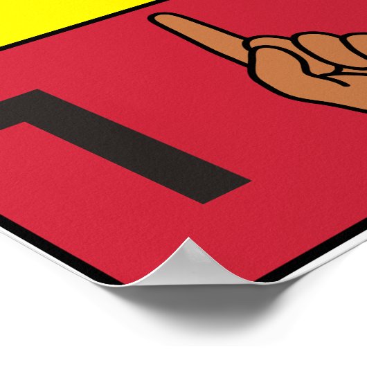 Vier Karo zum Verstehen Poster (Ecke)