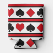 Vier Karten-Anzug Dosenkühler (Vorderseite)