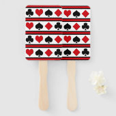 Vier Karten-Anzug Fächer (Vorne und Hinten)