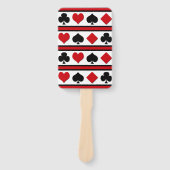 Vier Karten-Anzug Fächer (Vorderseite)