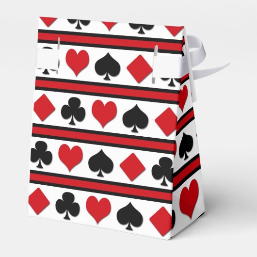 Vier Karten-Anzug Geschenkschachtel (Rückseite)