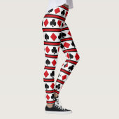 Vier Karten-Anzug Leggings (Rechts)