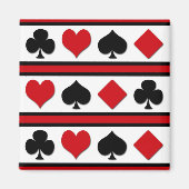 Vier Karten-Anzug Magnet (Vorne)