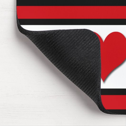 Vier Karten-Anzug Mousepad (Ecke)