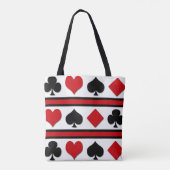 Vier Karten-Anzug Tasche (Rückseite)