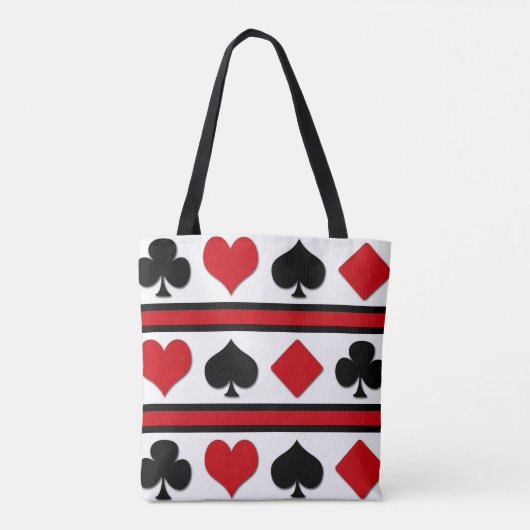 Vier Karten-Anzug Tasche (Rückseite)