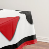 Vier Karten-Anzug Tischdecke (Beispiel)