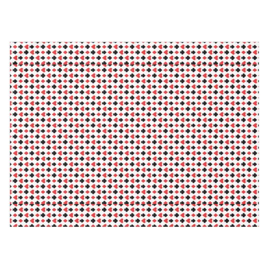Vier Kartenformen Muster Tischdecke (Vorderseite (Horizontal))
