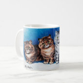 Vier Kätzchen, Louis Wain Kaffeetasse (Vorderseite Links)