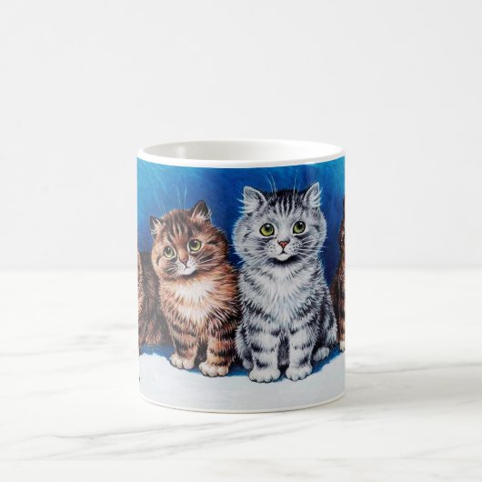 Vier Kätzchen, Louis Wain Kaffeetasse (Mittel)