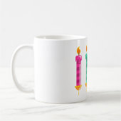 Vier Kerzen Kaffeetasse (Links)