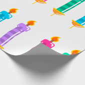 Vier Kerzen-Papier für leichte Flammen Geschenkpapier