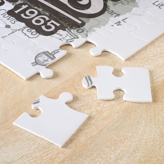 Vier klassische Autos Jigsaw Puzzle (Seite)