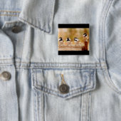 Vier kleine Chickadees Button (Beispiel)