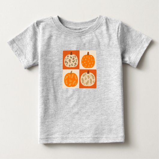 Vier kleine Pumpkins Baby T-shirt (Vorderseite)