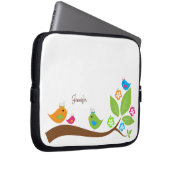 Vier kleine Vögel Laptopschutzhülle (Vorne Rechts)