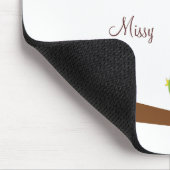 Vier kleine Vögel Mousepad (Ecke)