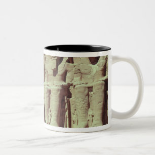 Vier kolossale Zahlen des Königs Zweifarbige Tasse