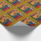 Vier Könige Christmas Geschenkpapier (Ecke)