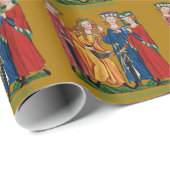 Vier Könige Christmas Geschenkpapier (Rolleneckpunkt)