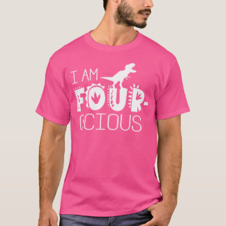 Vier-köstliche 4. Geburtstag 4 Jahre alter Junge D T-Shirt