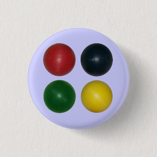 Vier Kroketten Button (Vorderseite)
