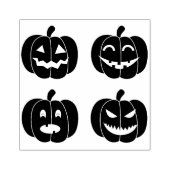 Vier Kürbiskunst Briefmarke Gummistempel (Prägung)