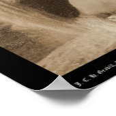 Vier Lakota indische Frauen vor Tipi SD 1891 Poster (Ecke)