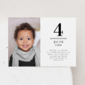 Vier Landschaft Foto Einladung