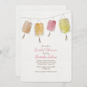 Vier Laternen Einladung (Vorne/Hinten)