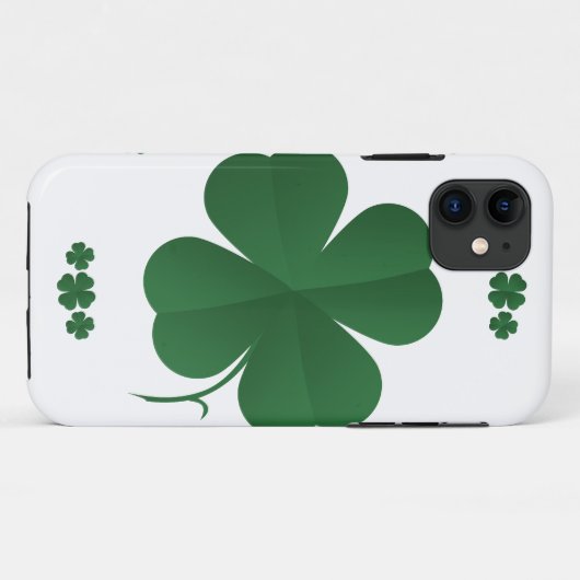 Vier Leaf Clovers Case-Mate iPhone Hülle (Rückseite (Horizontal))