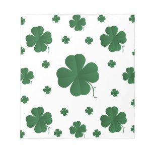 Vier Leaf Clovers - mehrere Notizblock