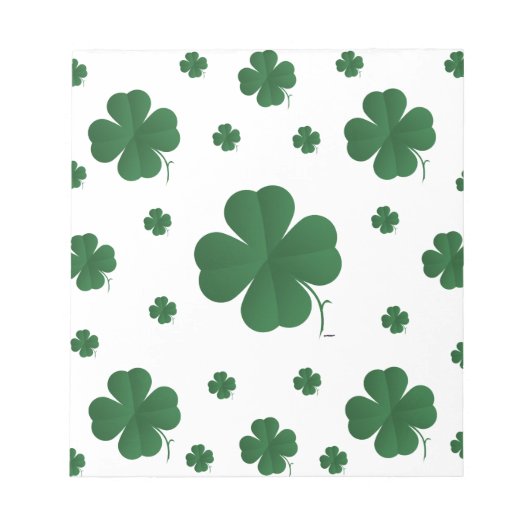 Vier Leaf Clovers - mehrere Notizblock (Vorderseite)