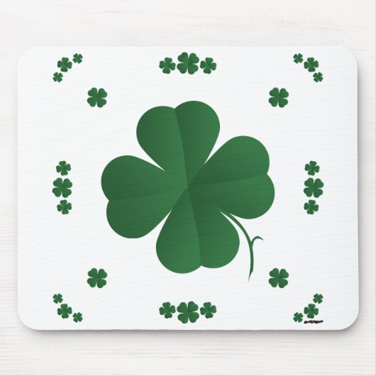 Vier Leaf Clovers Mousepad (Vorne)
