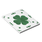 Vier Leaf Clovers Notizblock (angewinkelt)